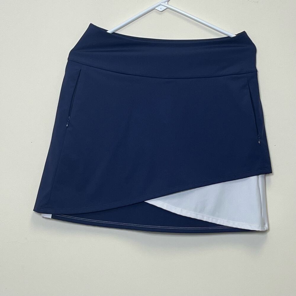 Kinona Wrap It Up Navy Golf Skort Small